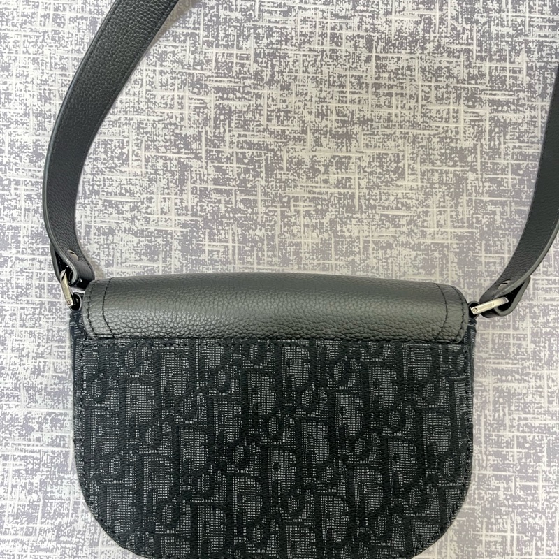 Dior Saddle 迷你翻蓋郵差包 黑色（配件齊全）-7