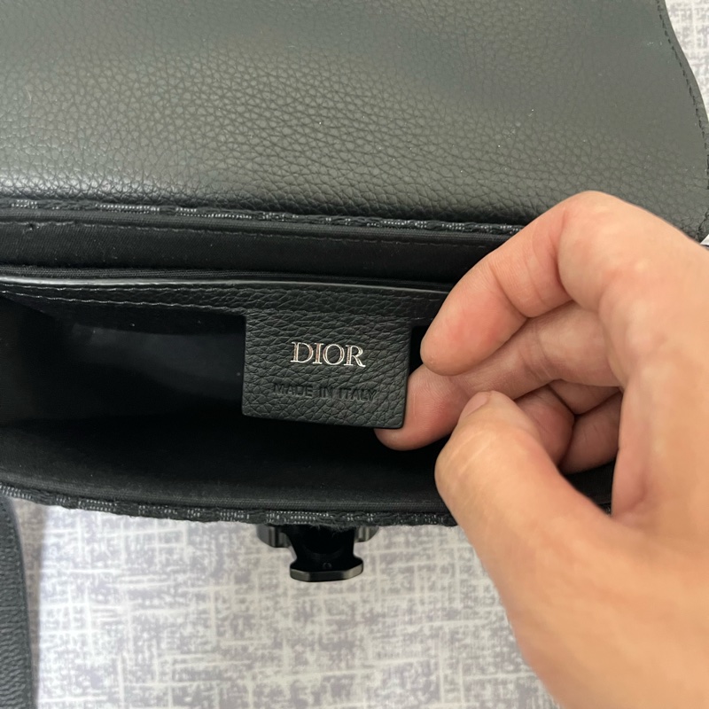 Dior Saddle 迷你翻蓋郵差包 黑色（配件齊全）-10