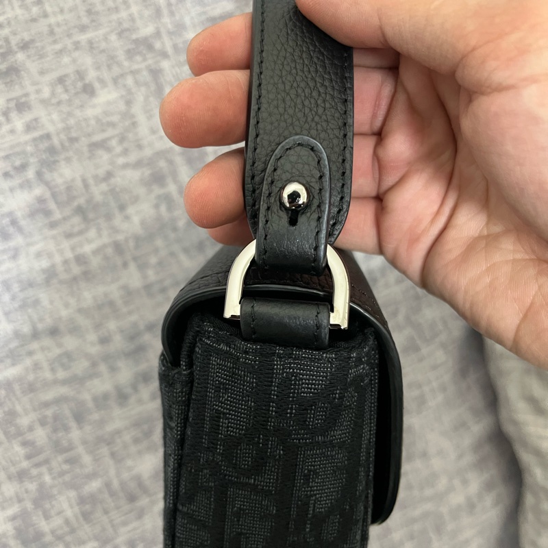 Dior Saddle 迷你翻蓋郵差包 黑色（配件齊全）-12