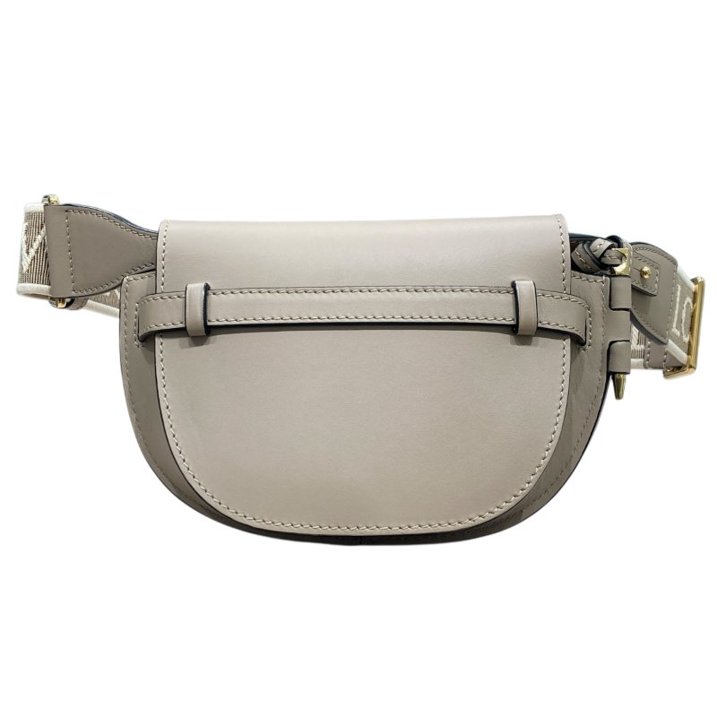 LOEWE 羅意威 GATE DUAL BAG 小牛皮 卡其色 金扣-1