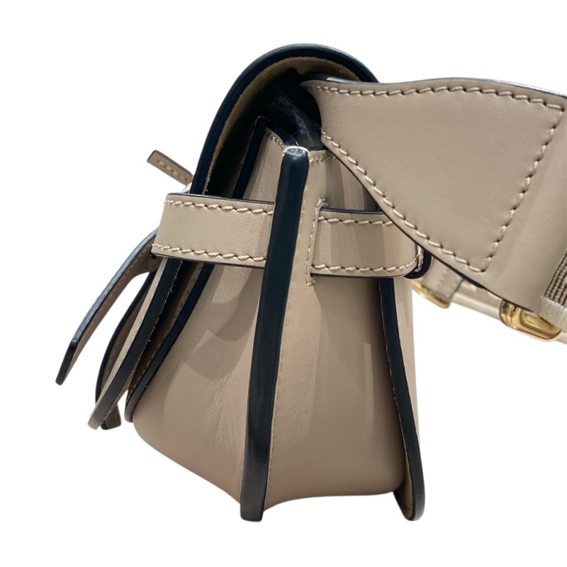 LOEWE 羅意威 GATE DUAL BAG 小牛皮 卡其色 金扣-3