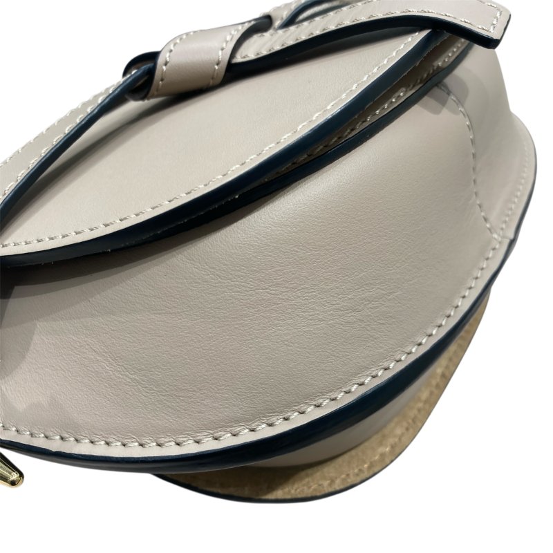 LOEWE 羅意威 GATE DUAL BAG 小牛皮 卡其色 金扣-4