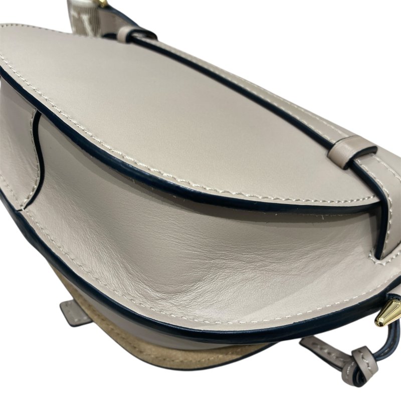 LOEWE 羅意威 GATE DUAL BAG 小牛皮 卡其色 金扣-5