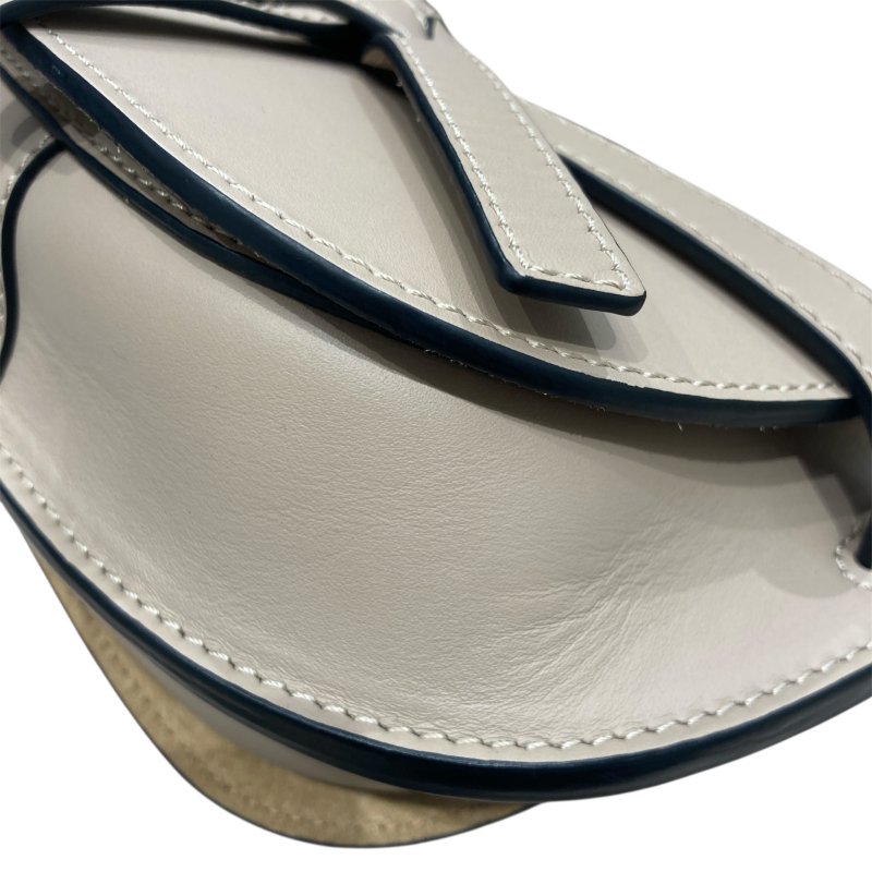 LOEWE 羅意威 GATE DUAL BAG 小牛皮 卡其色 金扣-6