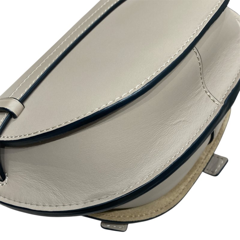 LOEWE 羅意威 GATE DUAL BAG 小牛皮 卡其色 金扣-7