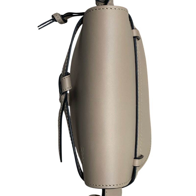 LOEWE 羅意威 GATE DUAL BAG 小牛皮 卡其色 金扣-10