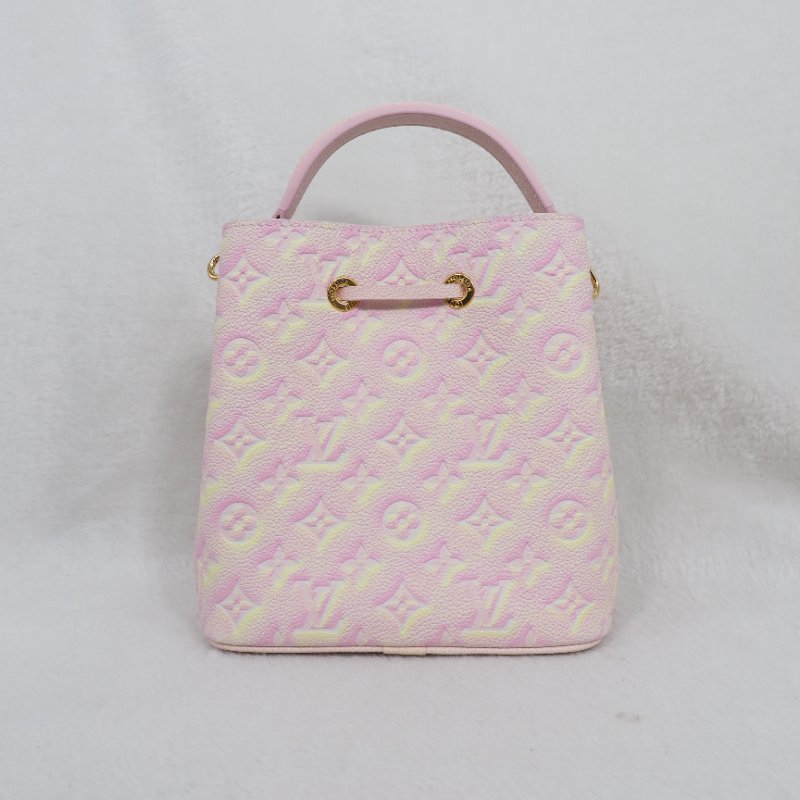 LV Louis Vuitton NEONOE BB Pink Summer Stardust 路易威登星辰系列粉紅色BB水桶單肩手提包 RFID-1