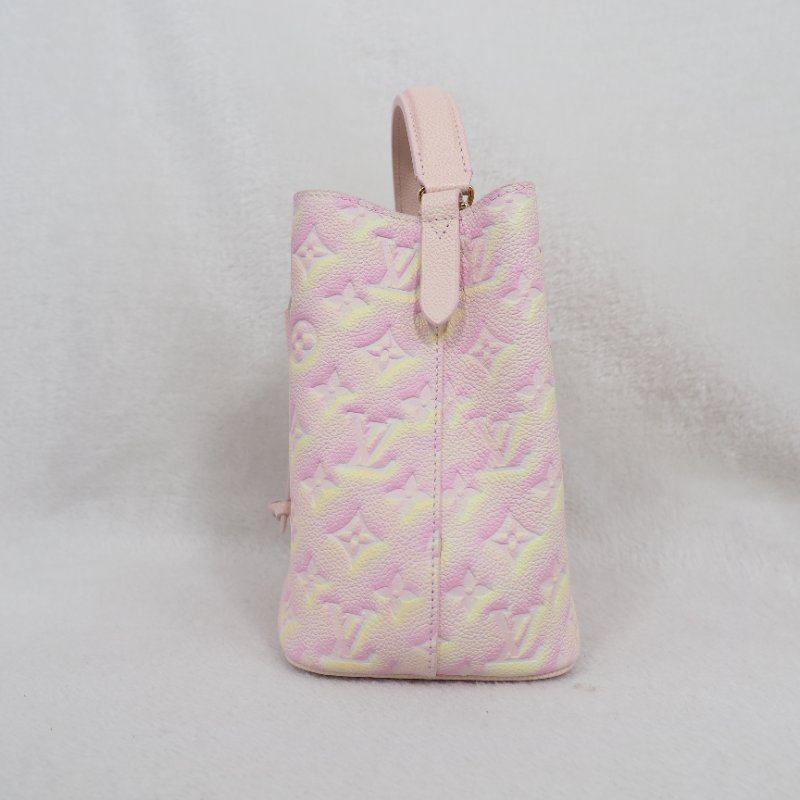 LV Louis Vuitton NEONOE BB Pink Summer Stardust 路易威登星辰系列粉紅色BB水桶單肩手提包 RFID-7