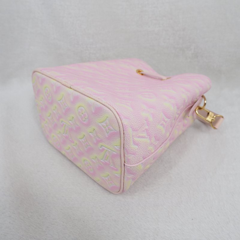 LV Louis Vuitton NEONOE BB Pink Summer Stardust 路易威登星辰系列粉紅色BB水桶單肩手提包 RFID-14