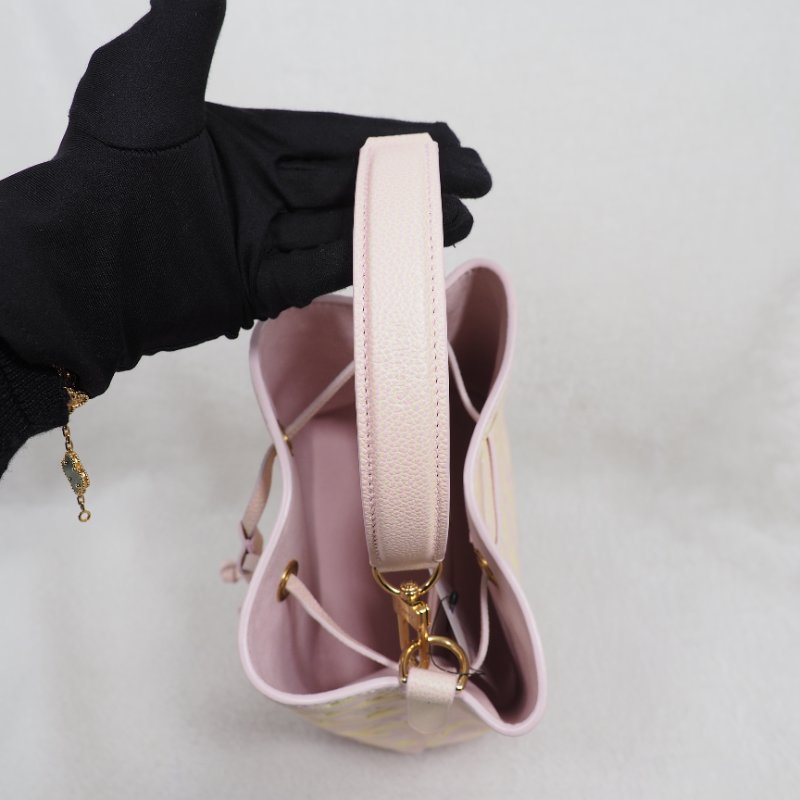 LV Louis Vuitton NEONOE BB Pink Summer Stardust 路易威登星辰系列粉紅色BB水桶單肩手提包 RFID-20