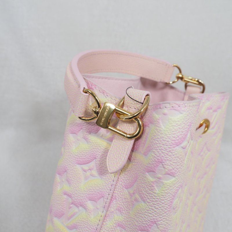 LV Louis Vuitton NEONOE BB Pink Summer Stardust 路易威登星辰系列粉紅色BB水桶單肩手提包 RFID-21
