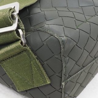 BV Bottega Veneta Intrecciato New Rubber Fold-Over Backpack 葆蝶男裝軍綠色雙肩包-26