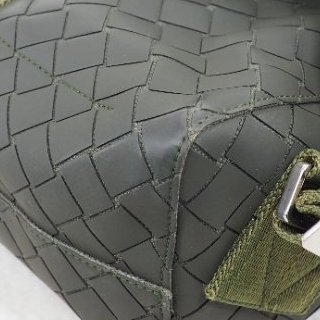 BV Bottega Veneta Intrecciato New Rubber Fold-Over Backpack 葆蝶男裝軍綠色雙肩包-27