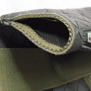 BV Bottega Veneta Intrecciato New Rubber Fold-Over Backpack 葆蝶男裝軍綠色雙肩包-29