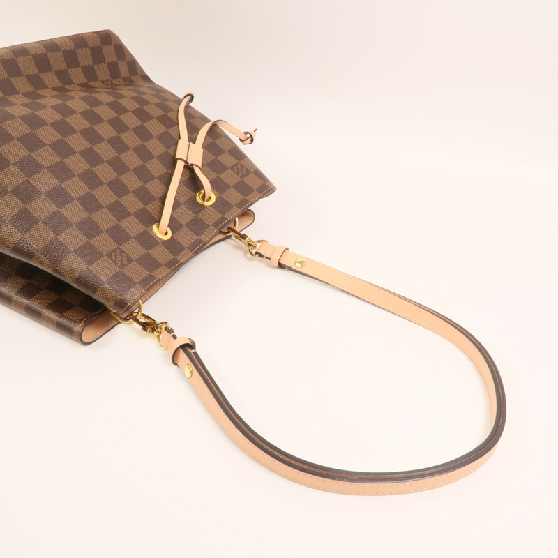 LOUIS VUITTON Damier NeoNoe金扣肩背袋-7