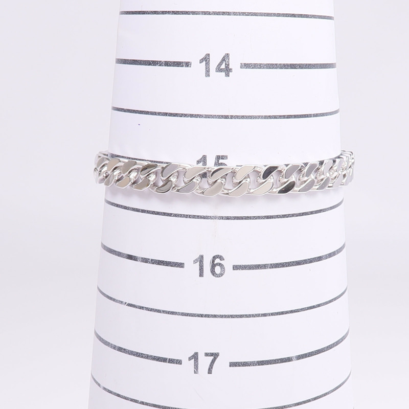 HERMES 18K白金Kelly Gourmette Bracelet Small Model鑽石手鏈-9