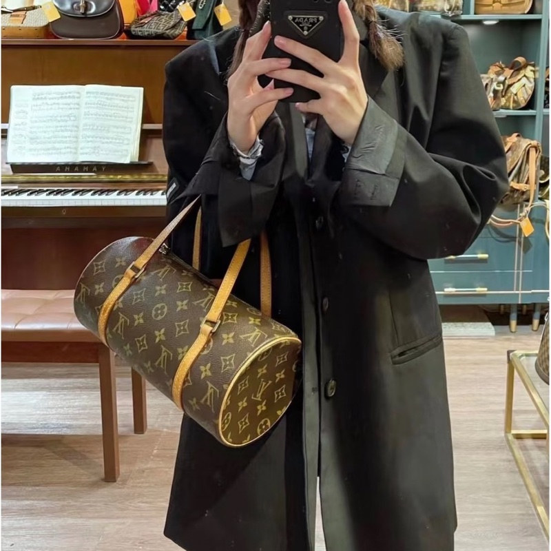 LV Papillon 老花巴比隆 圓筒包-1