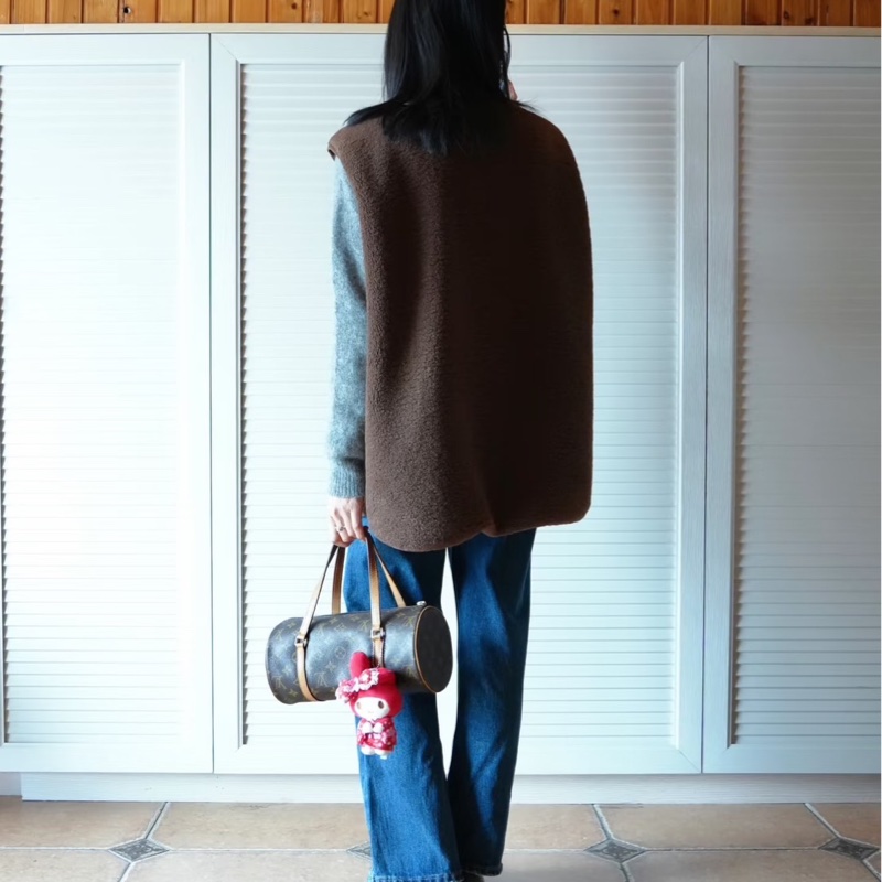 LV Papillon 老花巴比隆 圓筒包-2