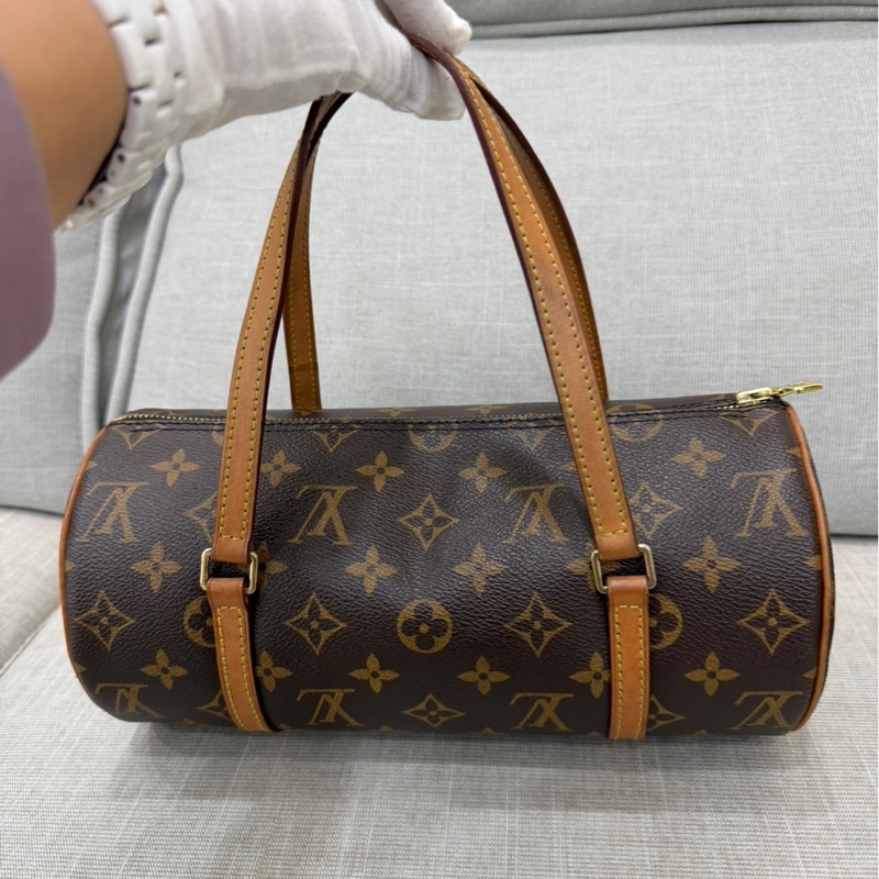 LV Papillon 老花巴比隆 圓筒包-6