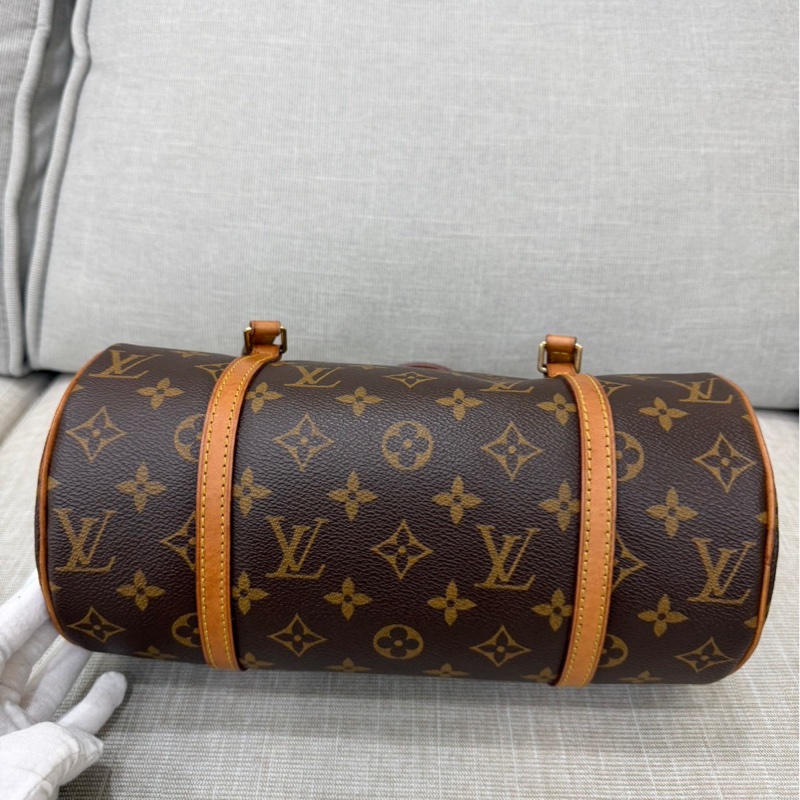LV Papillon 老花巴比隆 圓筒包-9