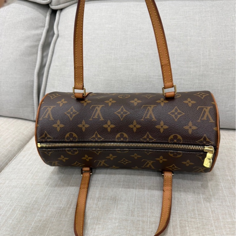 LV Papillon 老花巴比隆 圓筒包-11