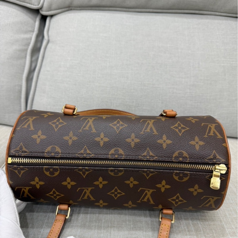 LV Papillon 老花巴比隆 圓筒包-12