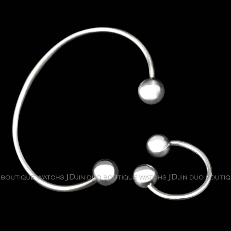 金鐸精品~C788 GEORG JENSEN喬治傑生Sphere Ball圓珠球形系列925銀開口式手環戒指-1