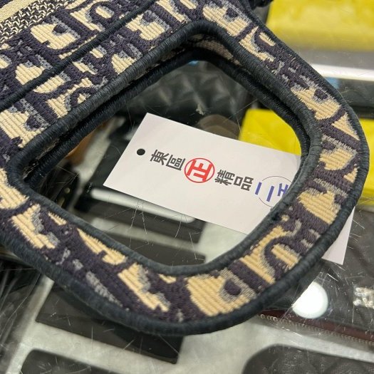 東區正精品㊣CHRISTIAN Dior Book Tote mini 藍色老花手提包 RZ6316-4