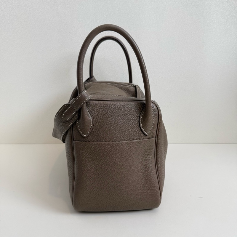 Hermes 愛馬仕 Lindy 30 大象灰 銀扣-3