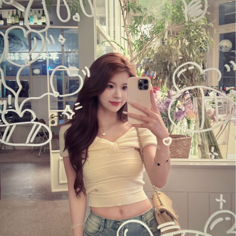 香奈兒CHANEL CF23 奶茶色銀釦羊皮鏈條包 單肩背包 斜背包小號-3