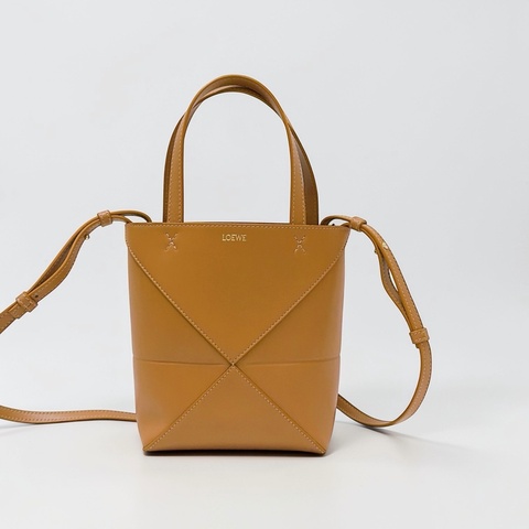 莉亞精品♡Loewe mini托特 咖 二手美包