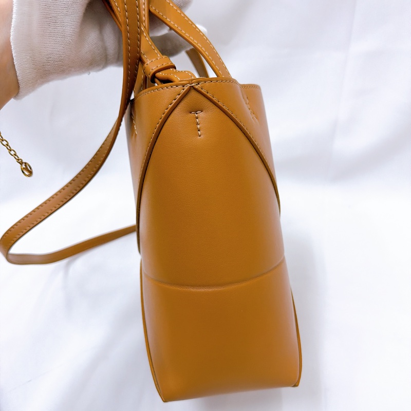 莉亞精品♡Loewe mini托特 咖 二手美包-4