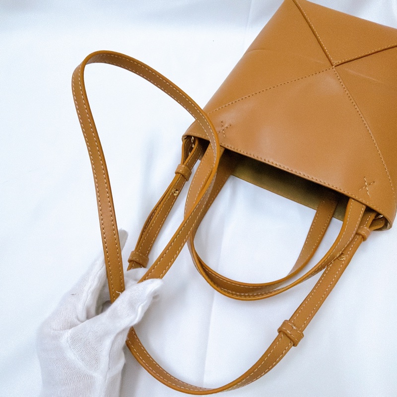 莉亞精品♡Loewe mini托特 咖 二手美包-12