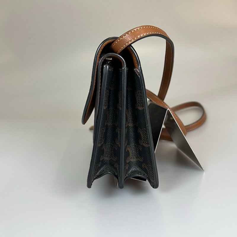 CELINE F-BB-1242 老花WOC側肩包-2