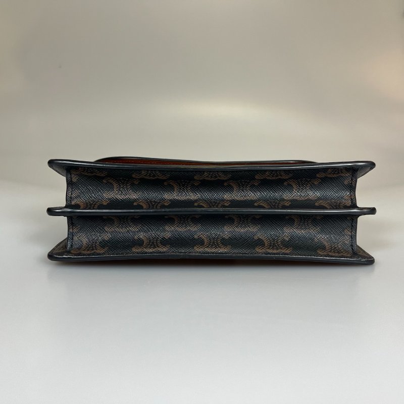 CELINE F-BB-1242 老花WOC側肩包-4