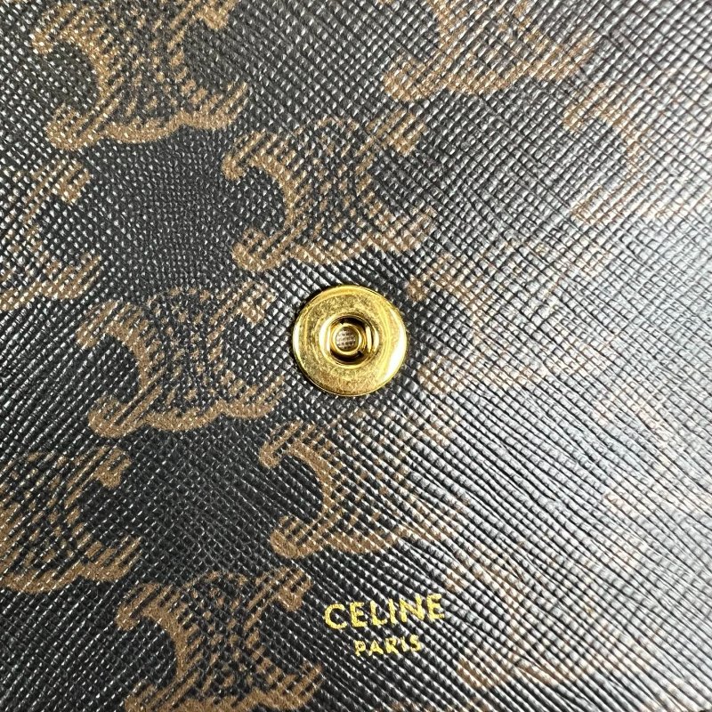CELINE F-BB-1242 老花WOC側肩包-13