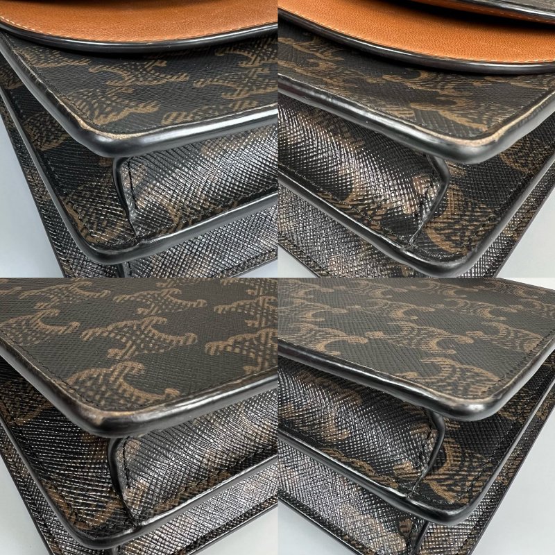 CELINE F-BB-1242 老花WOC側肩包-17