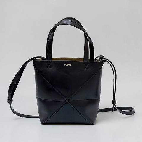 莉亞精品♡ Loewe mini托特 黑 二手美包