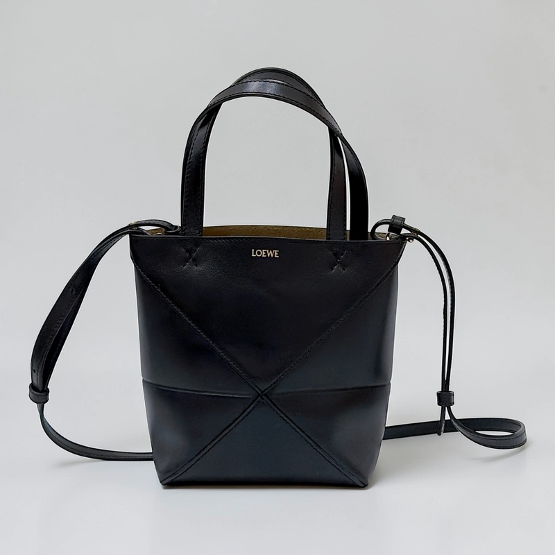 莉亞精品♡ Loewe mini托特 黑 二手美包-0