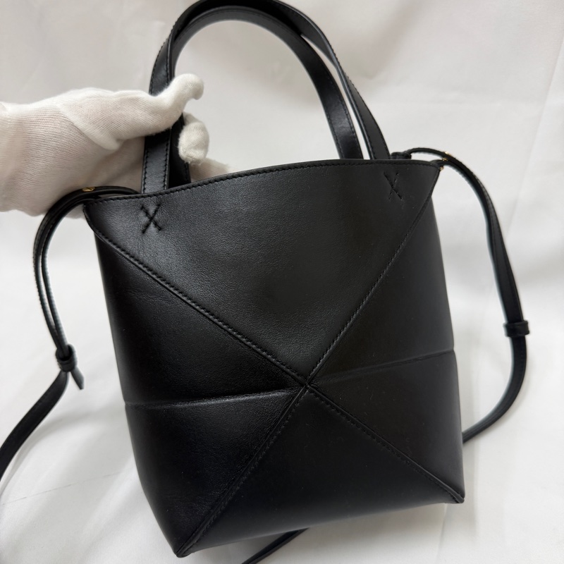 莉亞精品♡ Loewe mini托特 黑 二手美包-3