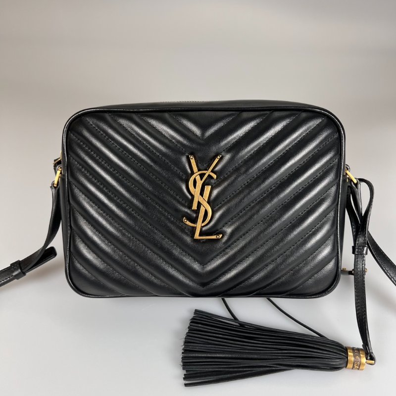 YSL 520534 黑流蘇相機包-0