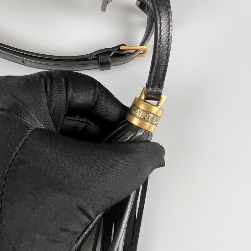 YSL 520534 黑流蘇相機包-6