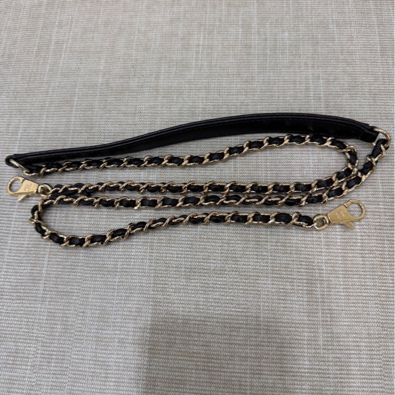 香奈兒 Chanel cocohandle mini 荔枝牛皮 黑金-27