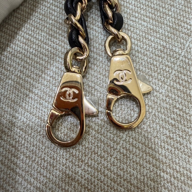 香奈兒 Chanel cocohandle mini 荔枝牛皮 黑金-31