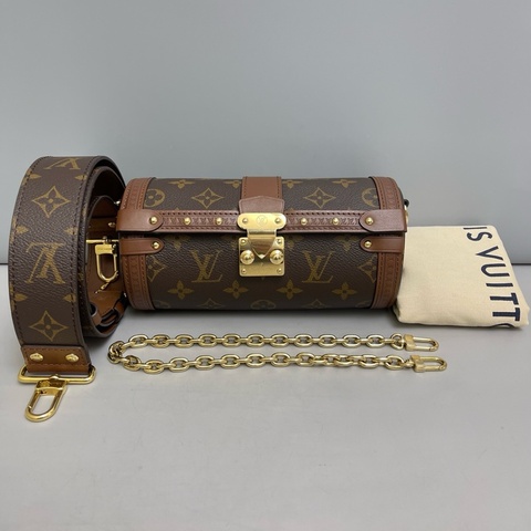 新款芯片款！Louis Vuitton 老花Papillon Trunk
