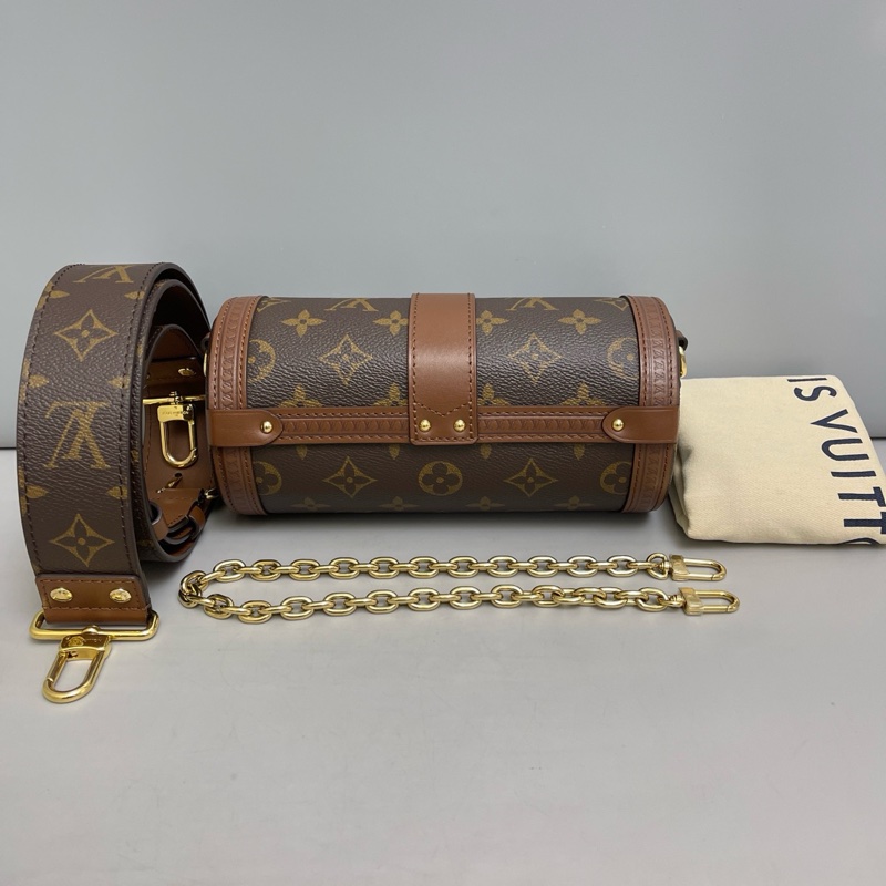 新款芯片款!Louis Vuitton 老花Papillon Trunk-1