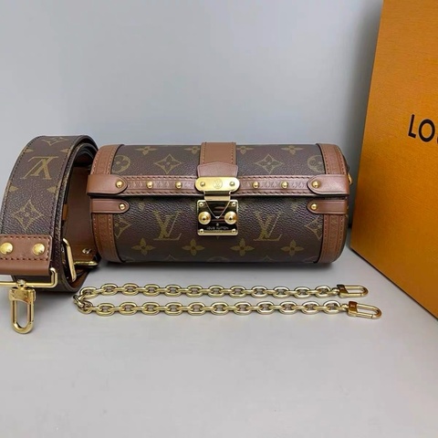 新款芯片款！Louis Vuitton 老花Papillon Trunk