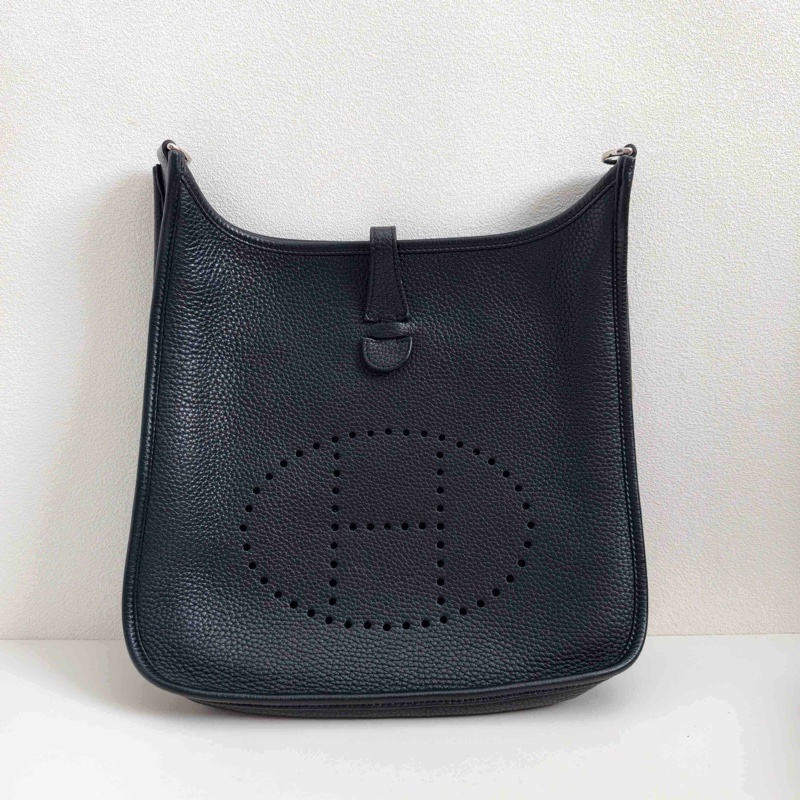 Hermes 愛馬仕 伊芙琳 evelyne 黑銀29-1