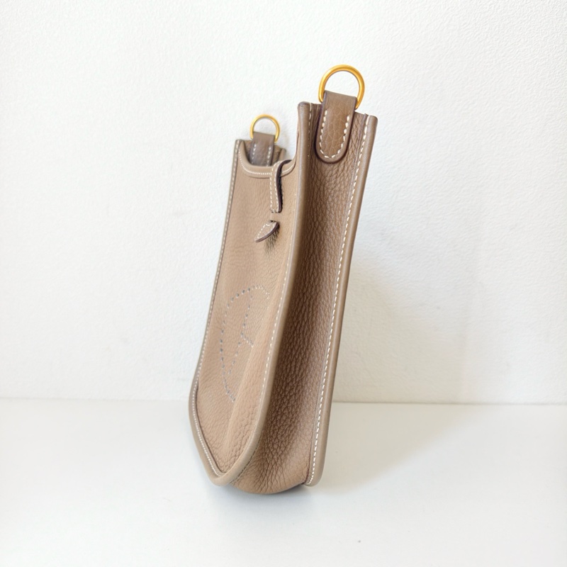 Hermes 愛馬仕 伊芙琳 Evelyne mini 大象灰 金釦-2