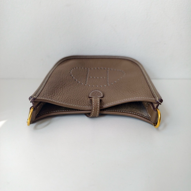 Hermes 愛馬仕 伊芙琳 Evelyne mini 大象灰 金釦-6